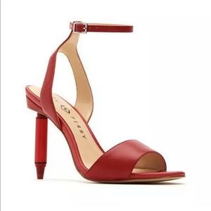 Katy Perry Red Crayon Heels Size 6.5 "The Ink"